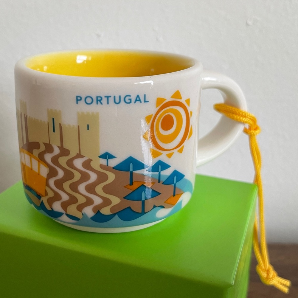 NWT Starbucks Been There Series Ornament Mug 2oz Portugal